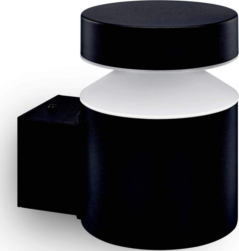 Laven LED-vägglampa Upp Rostfritt stål Svart IP44 Varmit 6W 600lm