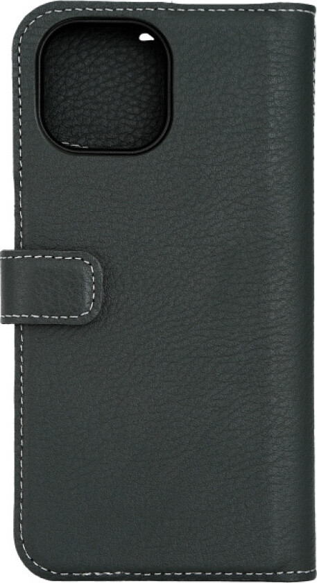 Essentials iPhone 15 leather Mag wallet, detachable, magnetic, green