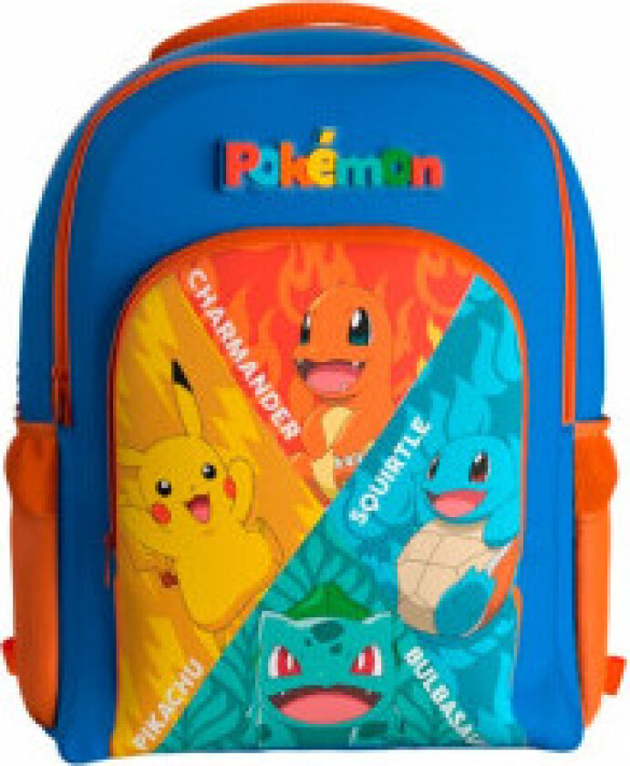 Pokemon Starters tilpasningsdyktig ryggsekk 43 cm
