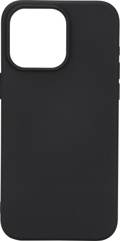 Essentials iPhone 15 Pro Max silicone back cover, black