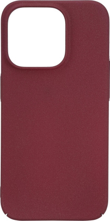 Essentials iPhone 15 Pro sand bursted back cover, burgundy