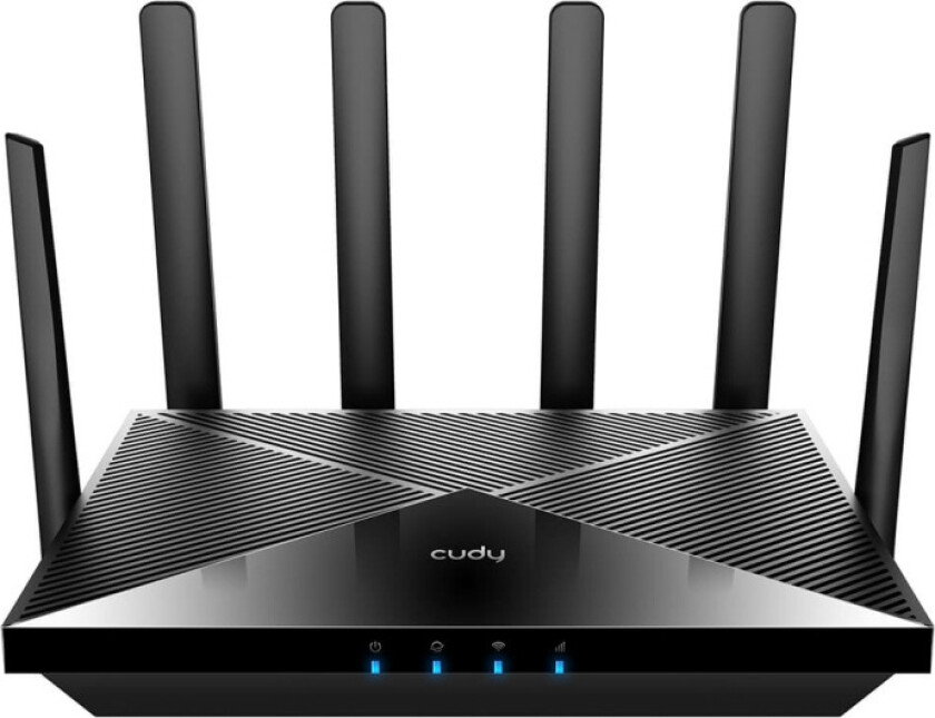 Cudy LT18, Wi-Fi 6 (802.11ax), Dobbelbånd (2.4 GHz / 5 GHz), Ethernet/bredbåndsforbindelse, 4G, Sort, Frittstående router