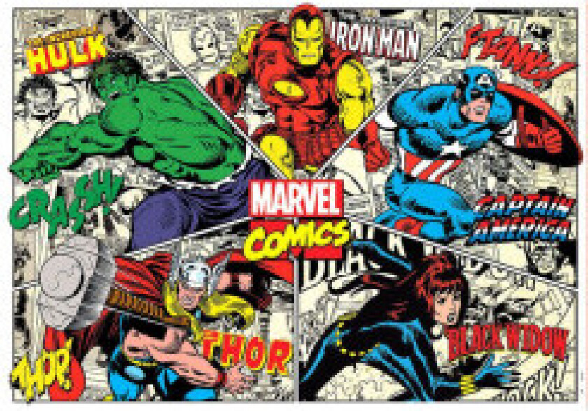 Marvel Comics-puslespill 500 stk.