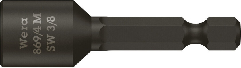 05060431001, 1 stykker, Sekskantet, 25,4 / 4 mm (1 / 4), 3/8, Sort, CE, GS, DVE