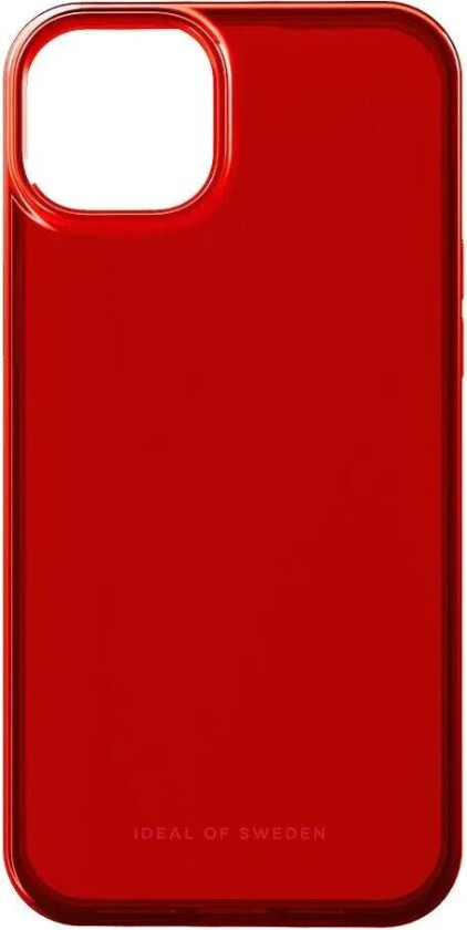iPhone 15 Plus iDeal Of Sweden Clear Deksel - Radiant Red