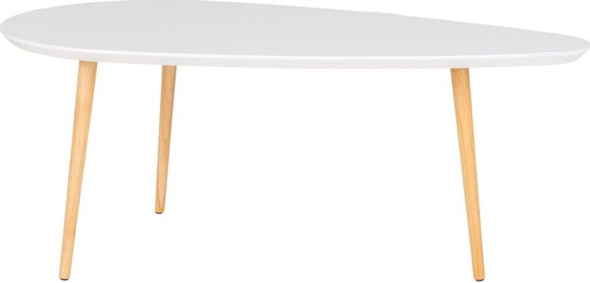 Vado sofabord 60x110x45cm hvit.