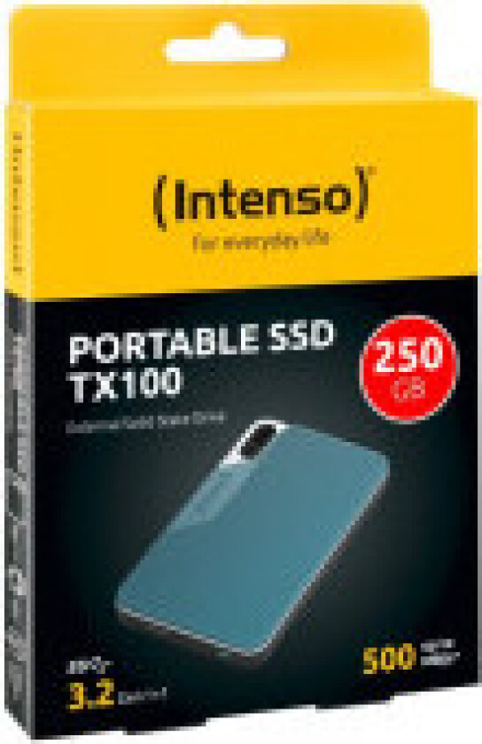 Ekstern Harddisk INTENSO TX100 250 GB