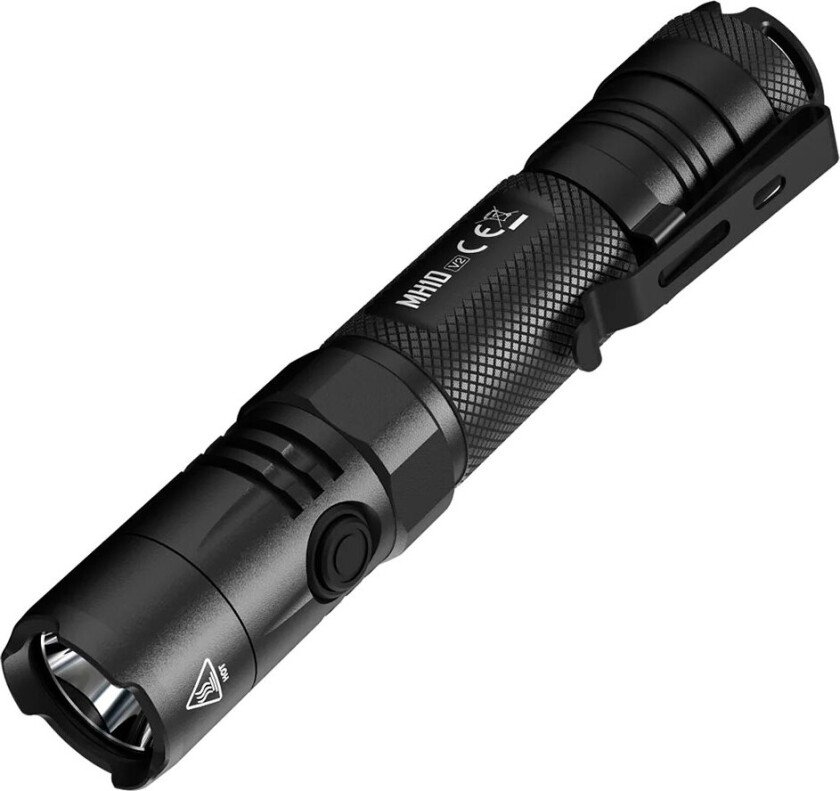 Bilde av Nitecore MH10 V2, Lommelykt, Sort, Aluminium, Knapper, 2 m, 1 m