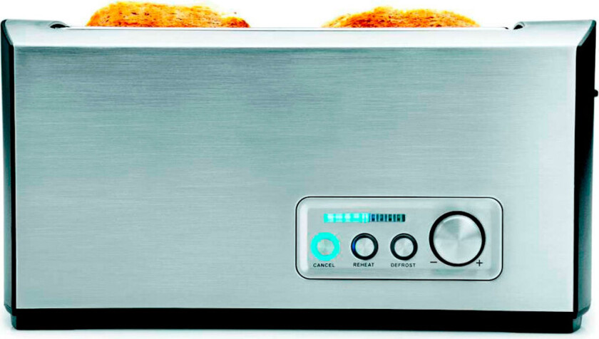 Gastroback Design Pro 4S 2 skiver 1500 W Sort, Rustfritt stål