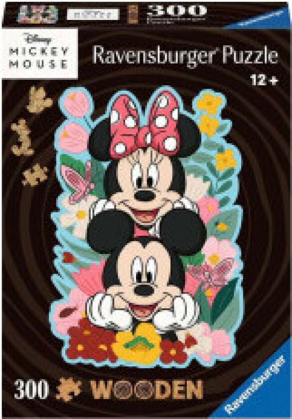 Ravensburger Wooden Puzzle Mickey & Minnie (300 pieces)