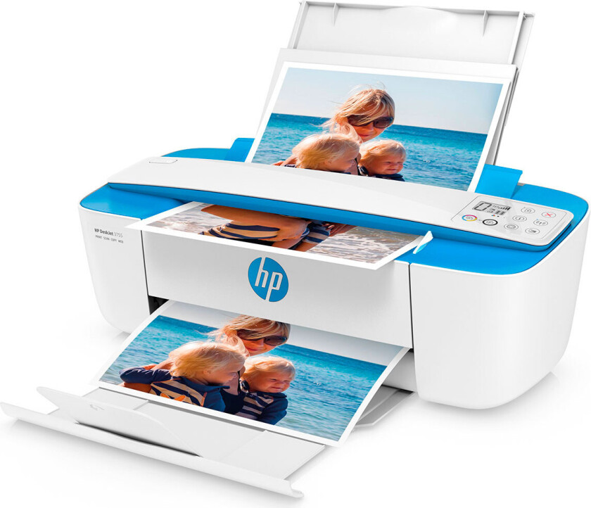 DeskJet 3750 Alt-i-ett-skriver, Hjem, Skriv ut, kopier, skann, trådløst, Skann til e-post/PDF; Tosidig utskrift