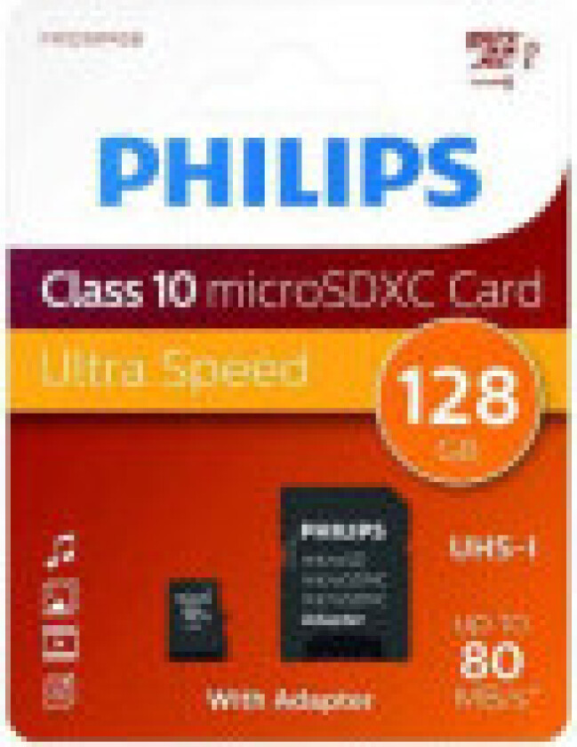 FM12MP45B - Flashminnekort - 128 GB - UHS Class 1 / Class10 - MicroSDXC