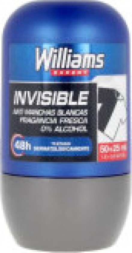 Roll-on deodorant Invisible Williams (75 ml)