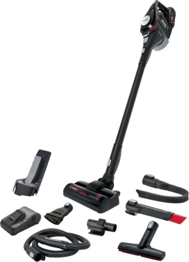 Unlimited Gen2 Serie 8 BSS825CARP - Støvsuger - pinne/håndholdt (2-i-1) - uten pose - uten kabel - svart - 1 batteri, inkludert lader