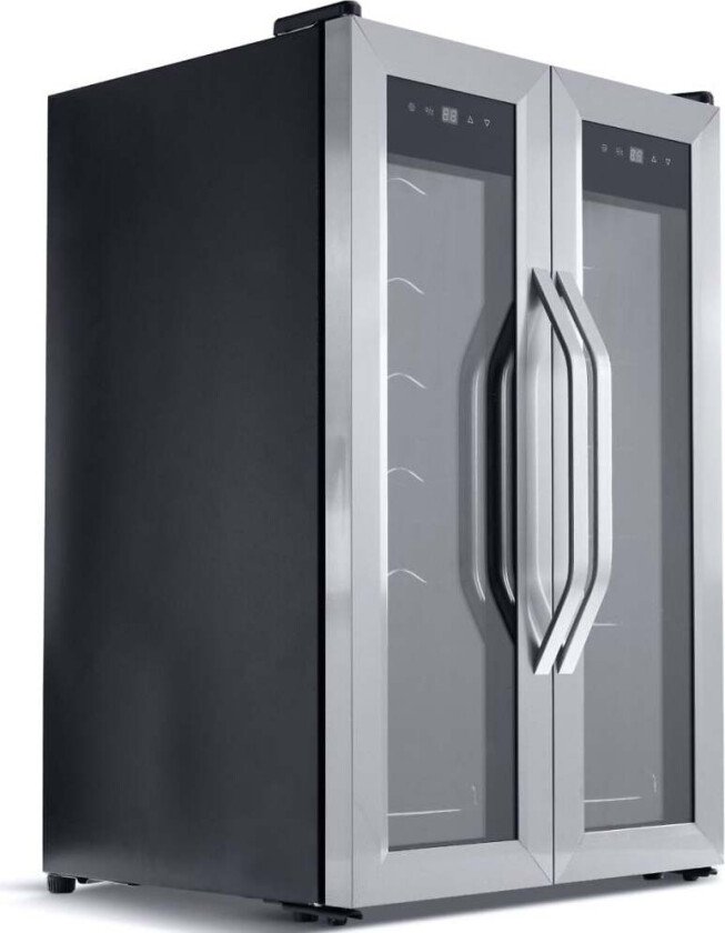 Kombinert vin og øl kjøleskap 24 flasker/66 flasker Stille