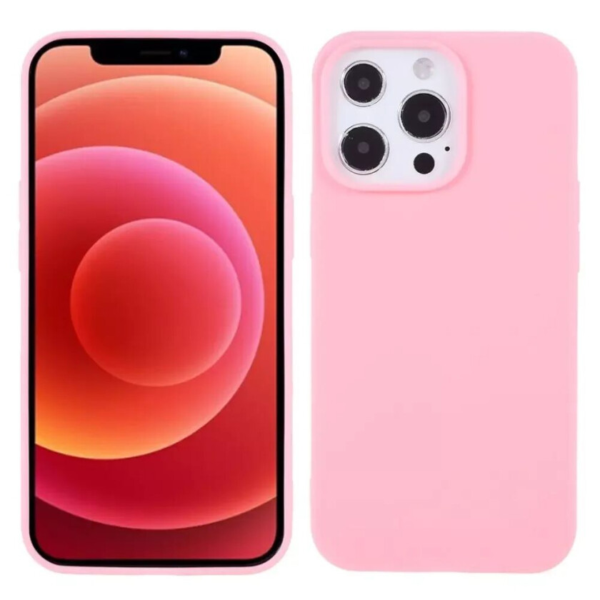 iPhone 13 Pro Fleksibelt TPU Deksel - Rosa