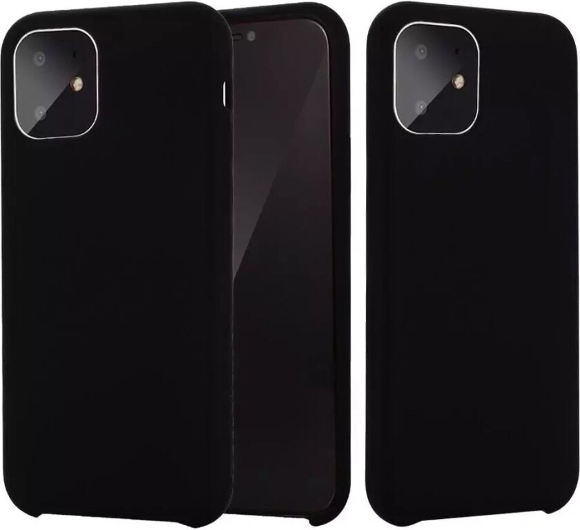iPhone 11 Silicone Deksel Sort