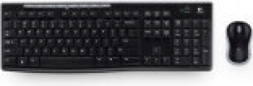 MK270 Wireless Combo - Tastatur- og mussett - trådløs - 2.4 GHz - QWERTY - US International