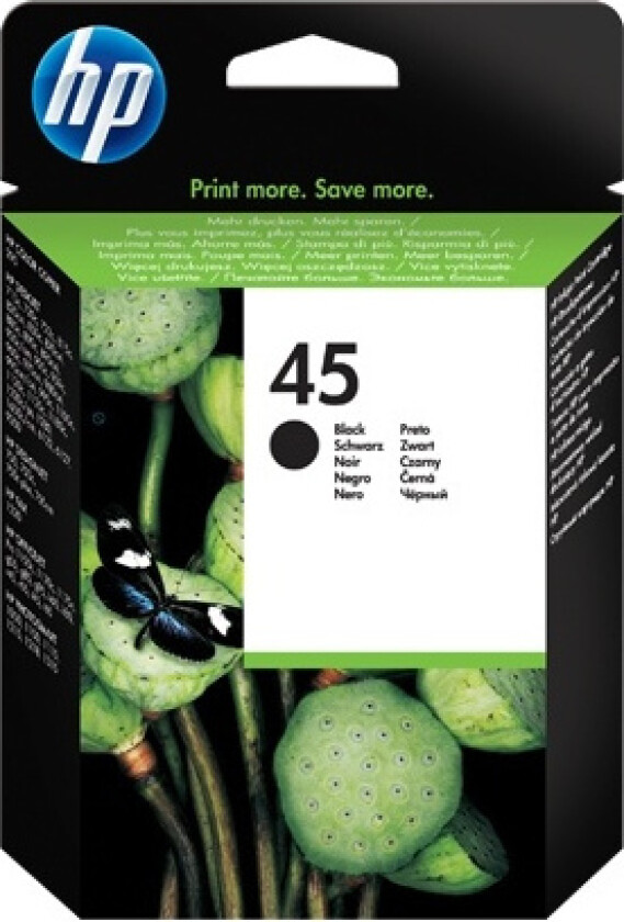 45 / 51645AE High Capacity Black Ink - Blekkpatron Svart
