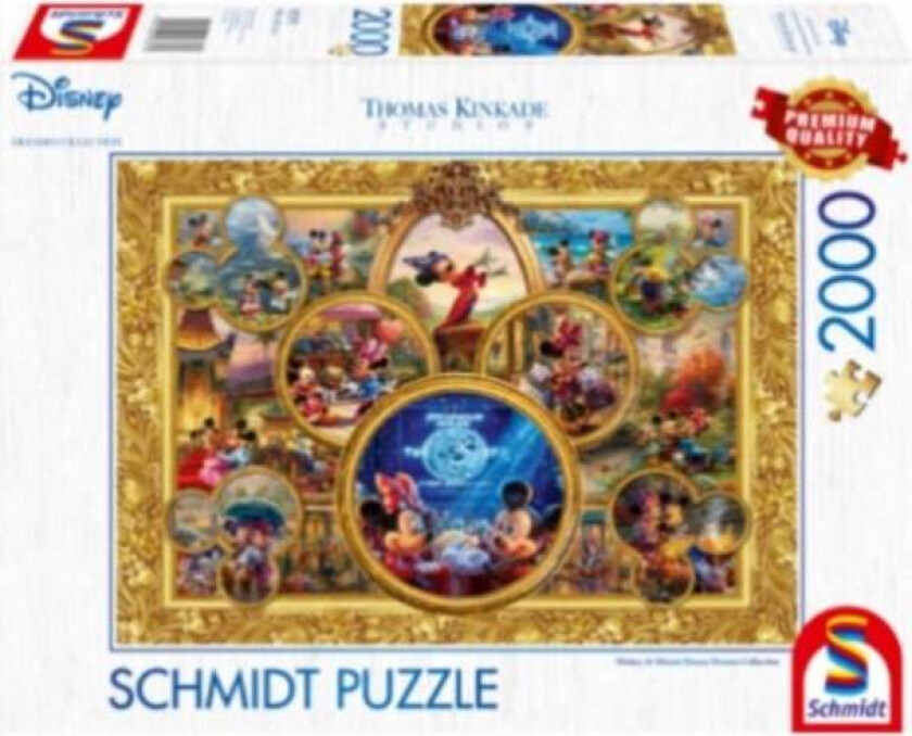 Thomas Kinkade Studios: Disney Dreams Collections - Mickey & Minnie Gulv