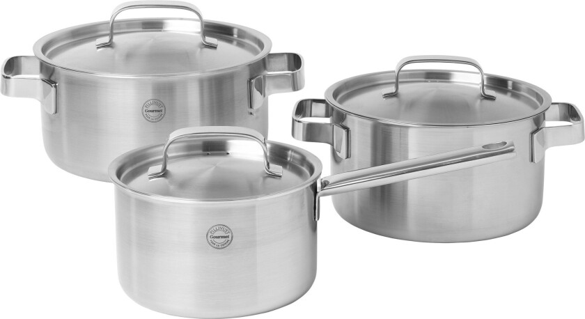 Gourmet Pot set Somme 6 pcs Steel