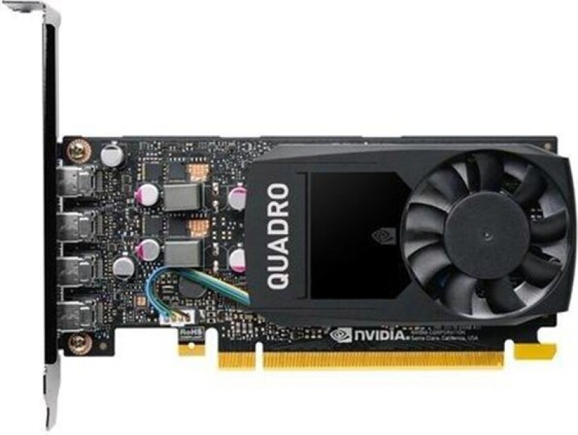 Quadro P1000 - 4GB GDDR5 RAM - Grafikkort