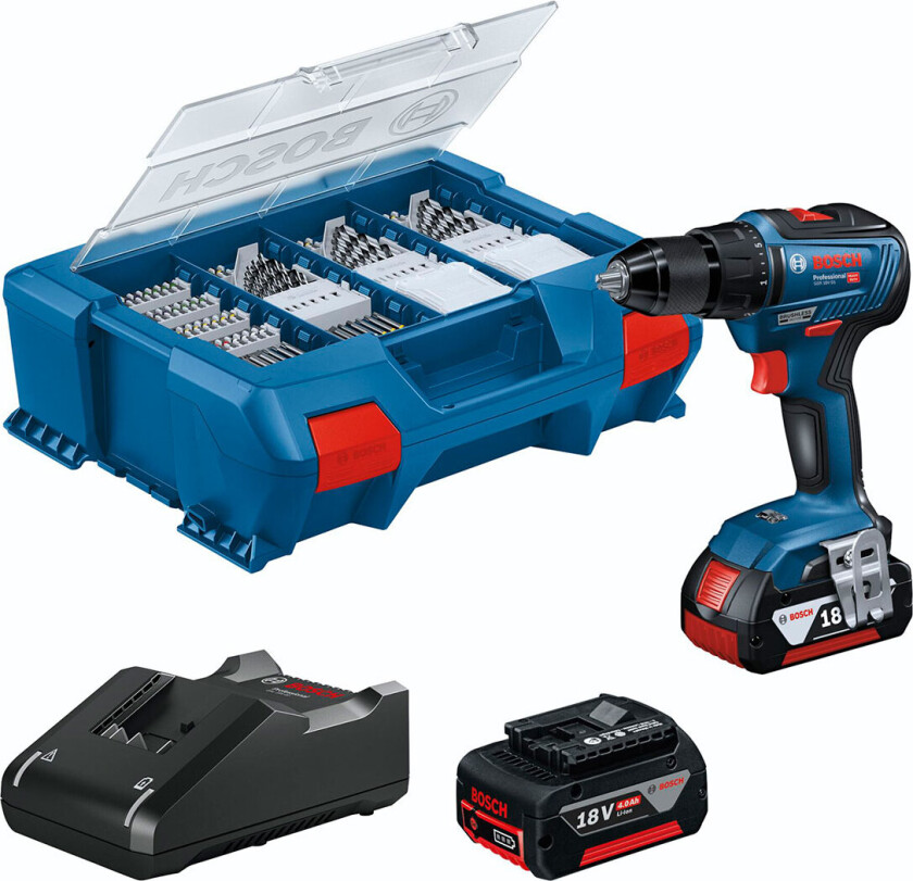 BORE-/SKRUEMASKINE GSR18V-55 2X4 82AC LC