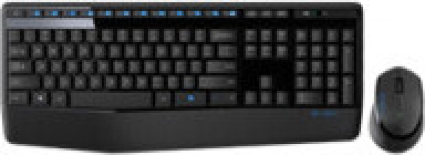 MK345 Wireless Combo - US - Tastatur & Mussett - Universal - Svart