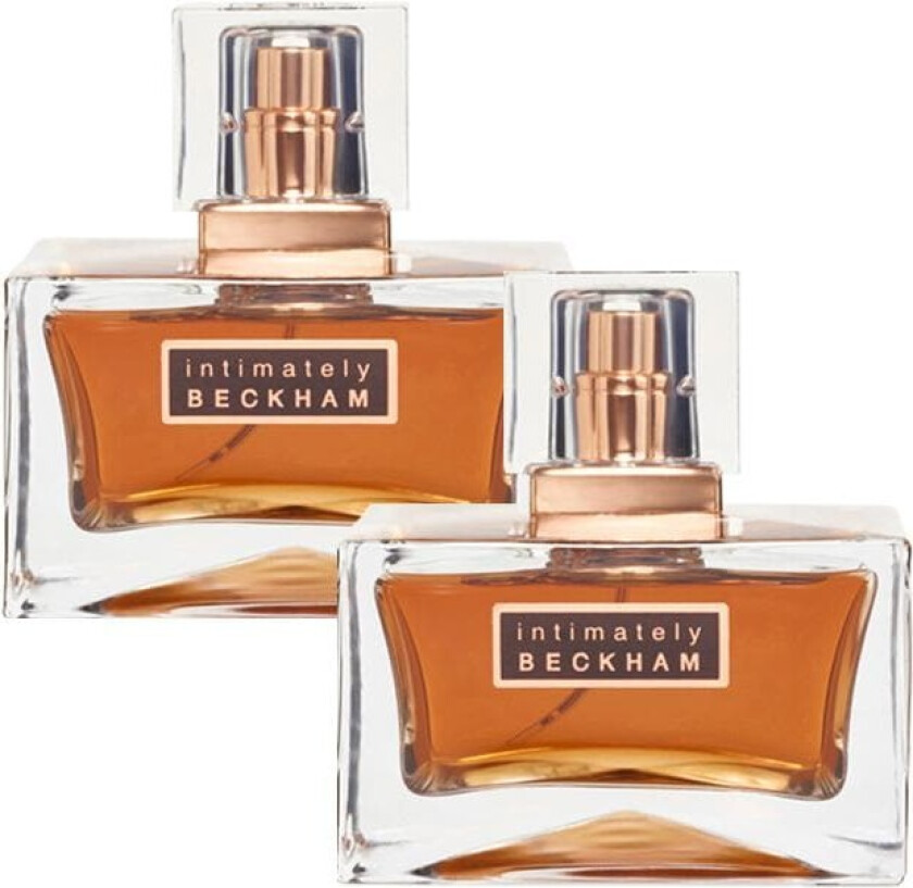 2-pack David Beckham Intimately For Him Edt 75ml