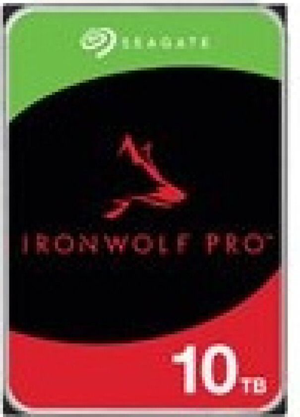 IronWolf Pro ST10000NT001 - Harddisk - 10 TB - intern - 3.5 - SATA 6Gb/s - 7200 rpm - buffer: 256 MB - med 3-års Rescue Data Recovery