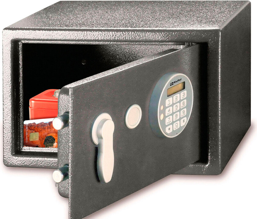 Rieffel VT-SB 225 SE, Frittstående safe, Sort, Elektronisk, 16 l, 350 mm, 265 mm