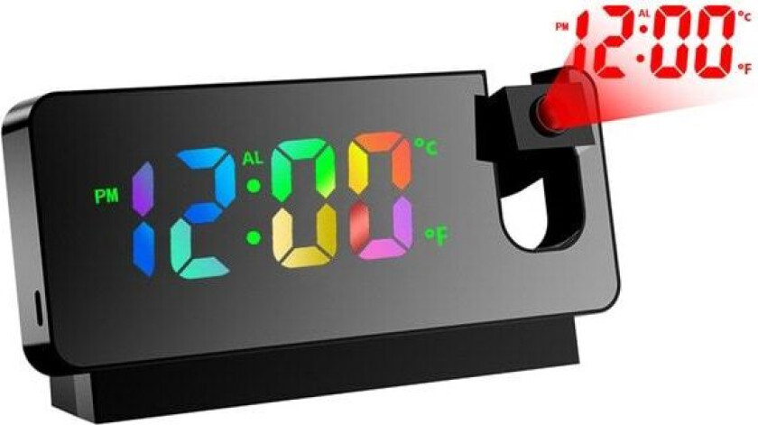 Vekkerklokke med projektor