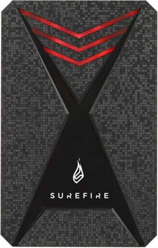 Surefire Gaming GX3 - Harddisk - SDD - 1 TB - Ekstern - USB 3.2 Gen 1 - Sort