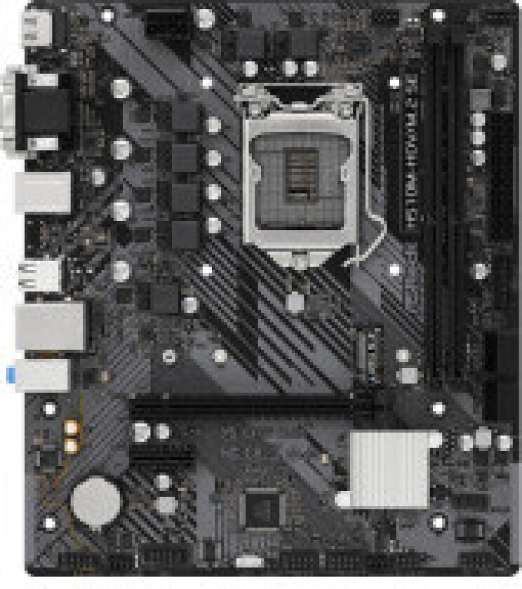 H510M-HDV/M.2 SE - Hovedkort - mikro ATX - LGA1200-sokkel - H470 Chipset - USB 3.2 Gen 1 - Gigabit LAN - innbygd grafikk (CPU kreves) - HD-lyd (8-kanalers)