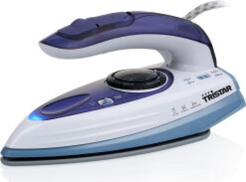 TriStar ST-8152, Dampstrykejern, Keramisk strykesåle, 1,9 m, 15 g/min, Blå, 0,06 l