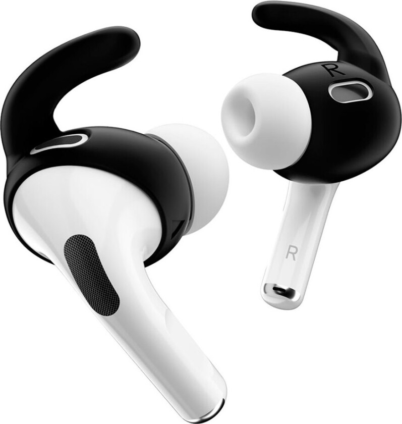 KeyBudz AirPods Pro 2 EarBuddyz Ear Hooks Svart
