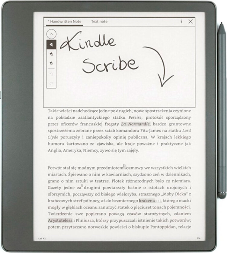 Kindle Scribe - eBook-leser - berøringsskjerm
