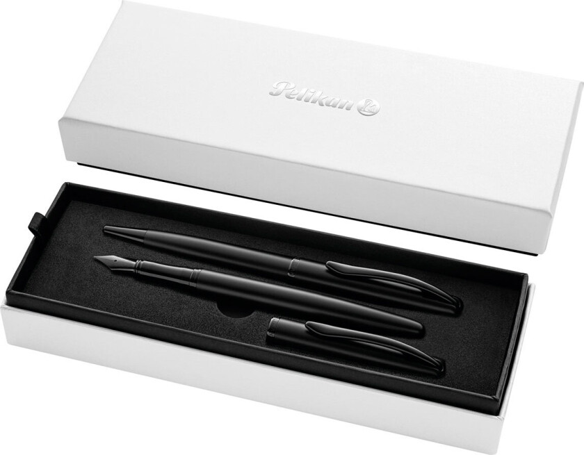 Jazz Noble Elegance, Sort, 2 stykker, Kulepenn + fyllepenn