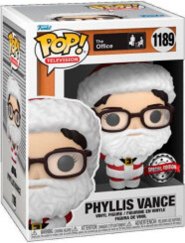 Funko Pop! Television: The Office - Phyllis Vance As Santa (special Edition) #1189 Vinyl Figure
