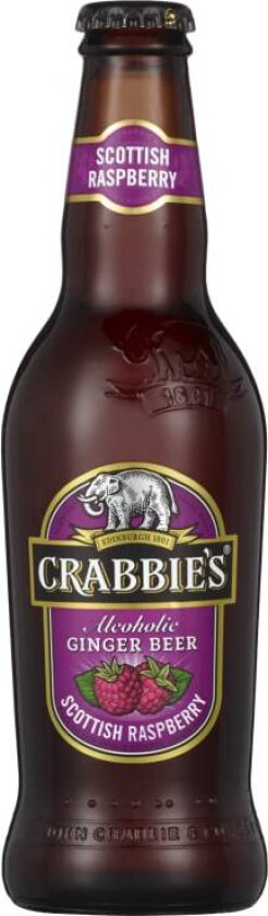 Crabbies Ginger Beer Raspberry 0,33l flaske