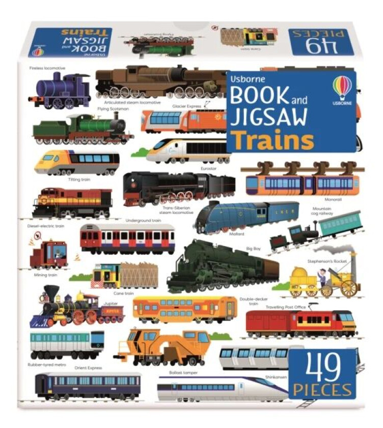 Usborne Book and Jigsaw Trains av Sam Smith