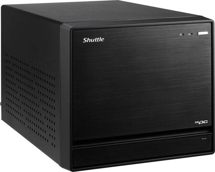 XPC cube SH570R8 - Barebone - mini PC - LGA1200 sokkel - Intel H570 - uten CPU - RAM 0 GB - GigE - sort