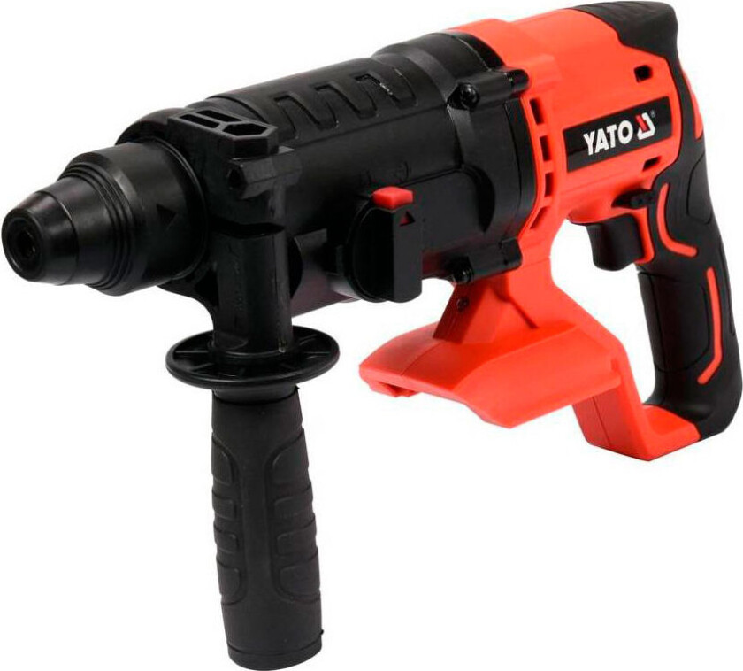 Yato YT-82772, SDS Plus, Sort, Rød, III, 2,4 cm, 1000 RPM, 2,4 J - Uten batteri og opplader