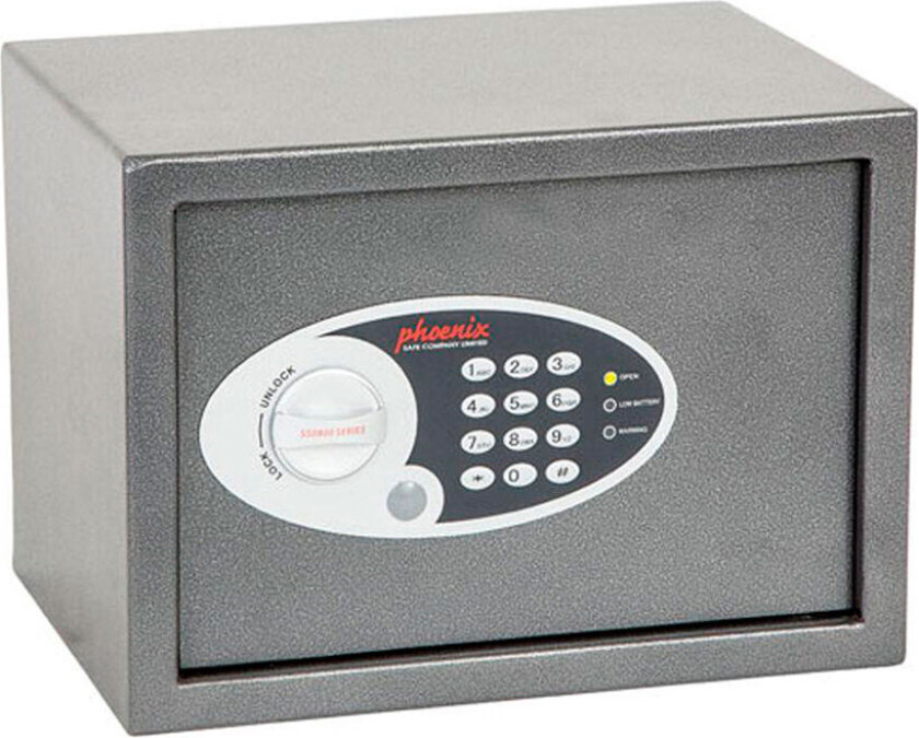 Safe Co. SS0301E, Grå, Elektronisk, 16 l, Gulv/vegg, 350 mm, 250 mm