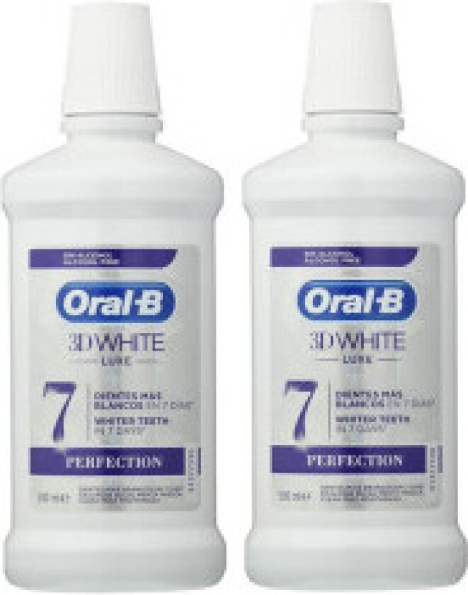 Mouthwash Bucal 3d White Luxe 2x500ml