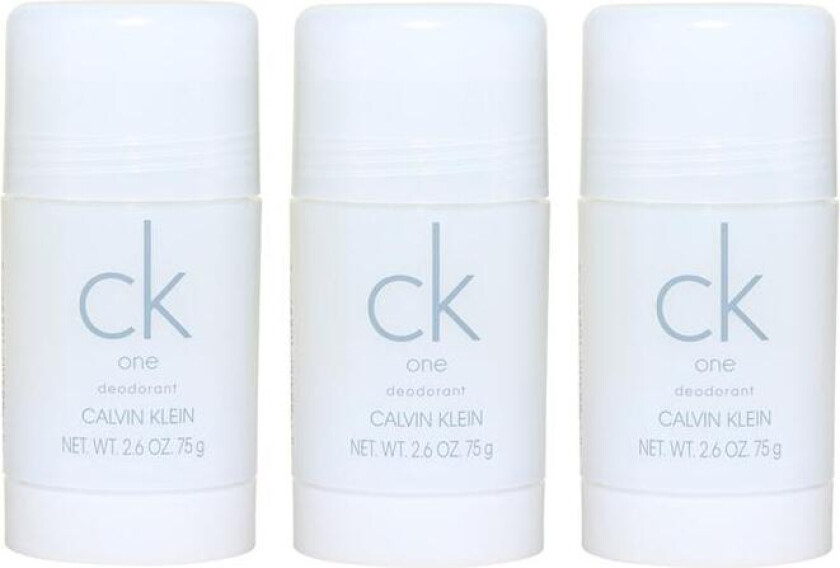 Calvin 3-pack Calvin Klein CK One Deostick 75ml