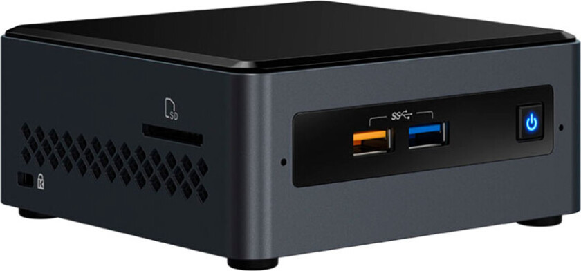 Next Unit of Computing Kit NUC7PJYHN - Barebone - mini-PC - 1 x Pentium Silver J5005 / 1.5 GHz - RAM 0 GB - UHD Graphics 605 - Gigabit Ethernet WLAN: - 802.11a/b/g/n/ac, Bluetooth 5.0
