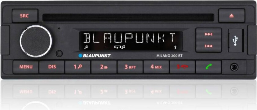 Milano 200 BT Bilradio Håndfrit Bluetooth®-system