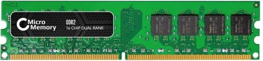 - DDR2 - modul - 2 GB - DIMM 240-pin - 667 MHz / PC2-5300 - CL5 - 1.8 V - ikke-bufret - ikke-ECC