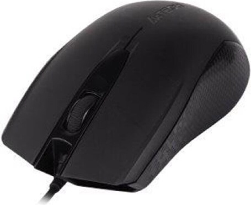 A4Tech OP-760 - Mus - optisk - 3 knapper - kablet - PS/2, USB - svart